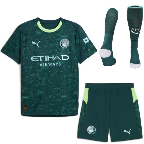 Manchester City EA SPORTS Fourth Kids Suit & Socks 25/26 - 木樂服裝