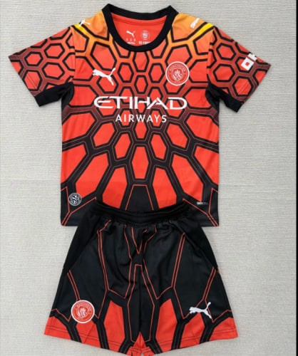 Manchester City Home Goalkeeper Kids Suit 26/27 - 木樂服裝