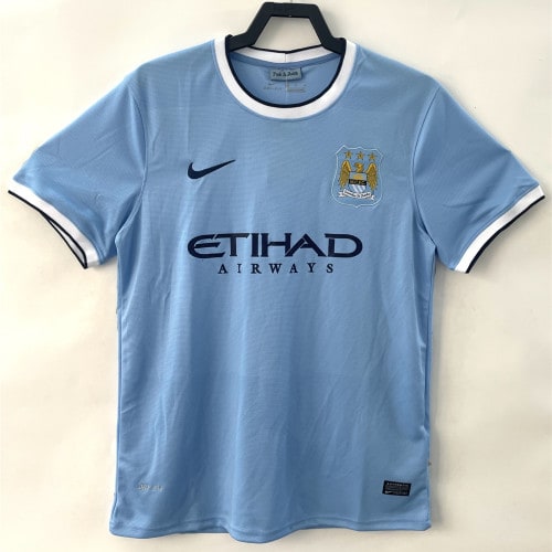 Manchester City Home Retro Jersey 2013/14 - 木樂服裝