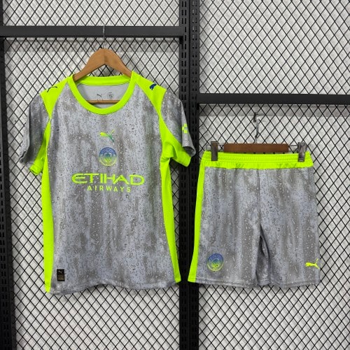 Manchester City Short Sleeve Third Adult Suit 25/26 - 木樂服裝