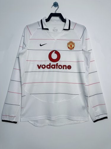 Manchester United Away Long Sleeve Retro Jersey 2003/05 - 木樂服裝