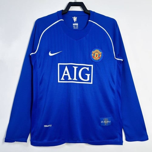 Manchester United Goalkeeper Long Sleeve Retro Jersey 07/08 - 木樂服裝