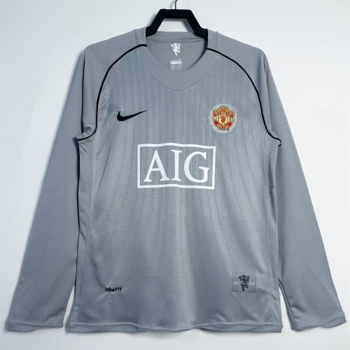 Manchester United Goalkeeper Long Sleeve Retro Jersey 07/08 - 木樂服裝