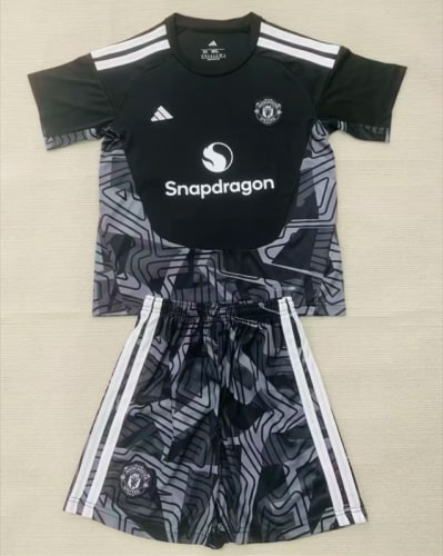 Manchester United Home Goalkeeper Kids Suit 26/27 - 木樂服裝