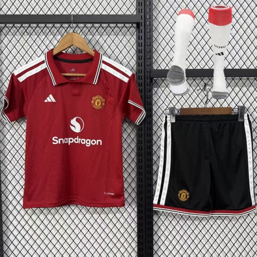 Manchester United Home Kids Suit & Socks 26/27 - 木樂服裝