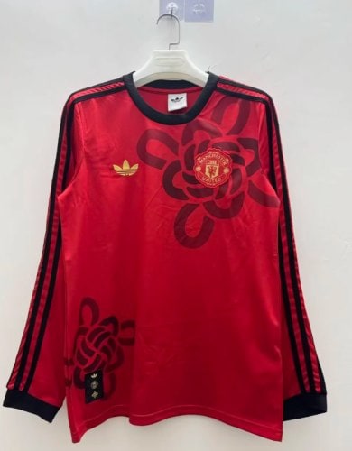 Manchester United Man Cultural Story Men Long Sleeve Jersey 25/26 - 木樂服裝