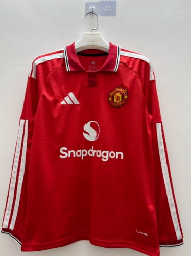 Manchester United Man Home Long Sleeve Jersey 26/27 - 木樂服裝