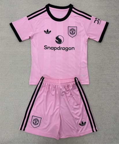 Manchester United Man Pink Goalkeeper Jersey Suit 25/26 - 木樂服裝