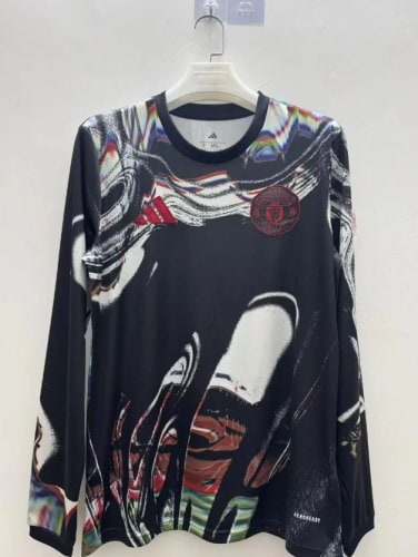 Manchester United Man Pre Match Long Sleeve Training Jersey 25/26 - 木樂服裝