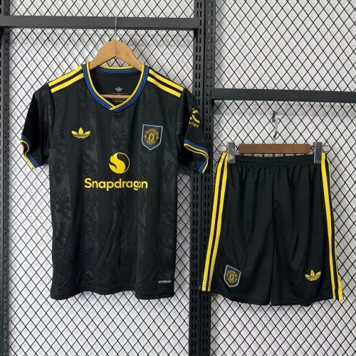 Manchester United Short Sleeve Third Adult Suit 25/26 - 木樂服裝