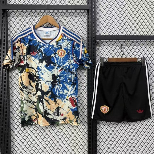 Manchester United STONE ROSES Kids Suit 25/26 - 木樂服裝