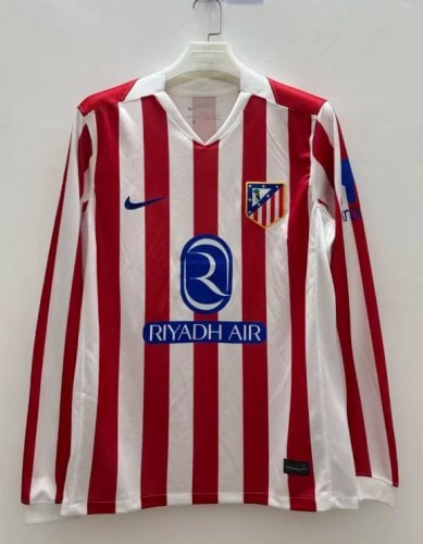 Atletico Madrid Home Man Long Sleeve Jersey 25/26 - PL體育用品公司