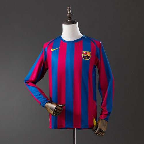 Barcelona Home Long Sleeve Retro Jersey 2005/06 - PL體育用品公司