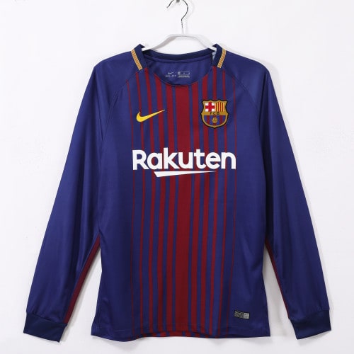 Barcelona Home Retro Long Sleeve Jersey 2017/18 - PL體育用品公司