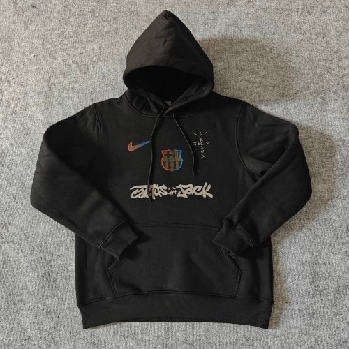 Barcelona X TRAVIS SCOTT Away fleece-lined Hoodie （Multiple colors） - PL體育用品公司