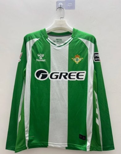Real Betis Home Men Long Sleeve Jersey 25/26 - PL體育用品公司