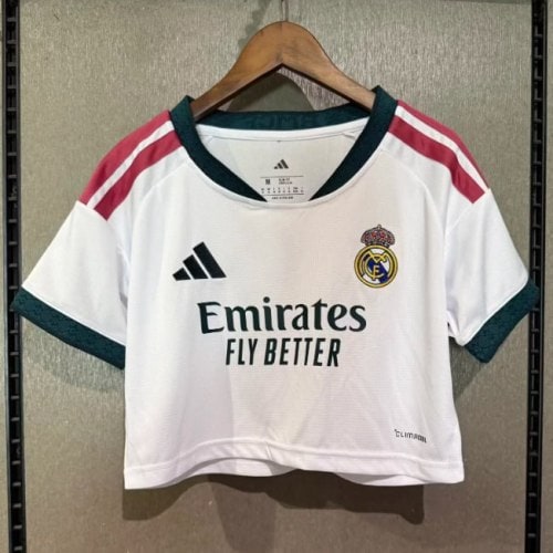 Real Madrid Home Woman Cropped Jersey - PL體育用品公司
